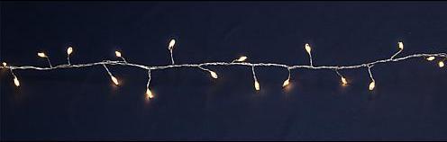 Actual product image Lotti LED cluster light chain 200 ww LEDs (2.10 m)