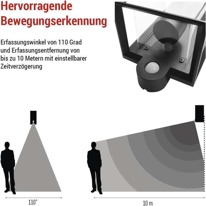 Image du produit Emos LED GARDEN LIGHT,E27,IP44,MAX 15W,WALL MOUNTED (E27, IP44)