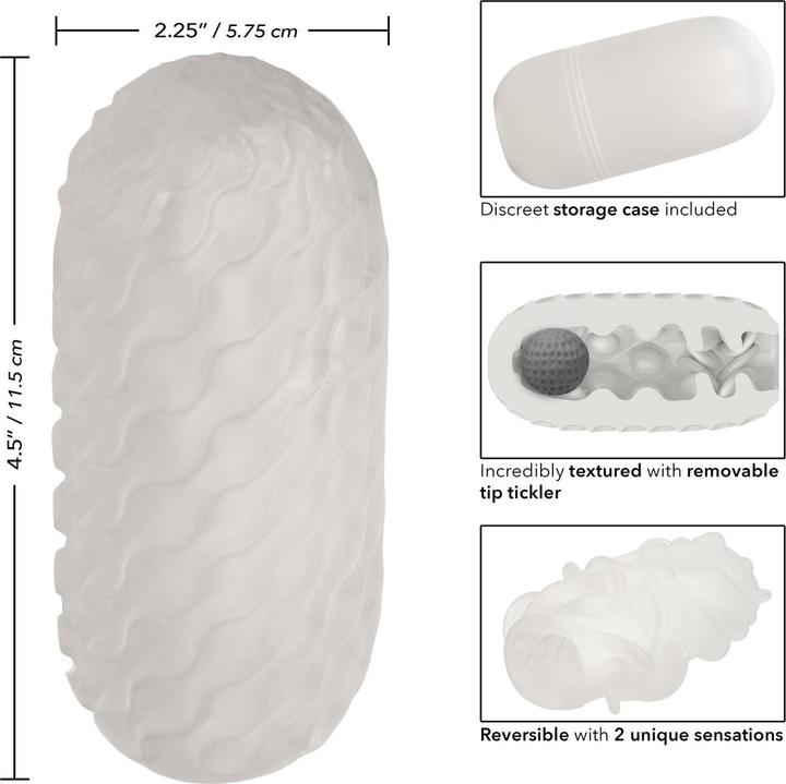 Produktbild CalExotics Boundless™ Reversible Squishy Ball Stroker - Smoke