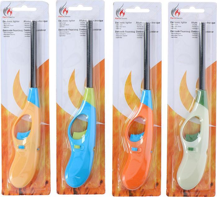 Produktbild NoName Komfortables Gasfeuerzeug, lang 26,6 cm (gelb)