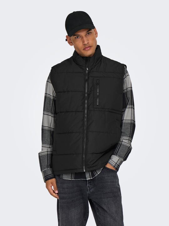 Immagine prodotto Only & Sons Gilet a collo alto trapuntato (XL)