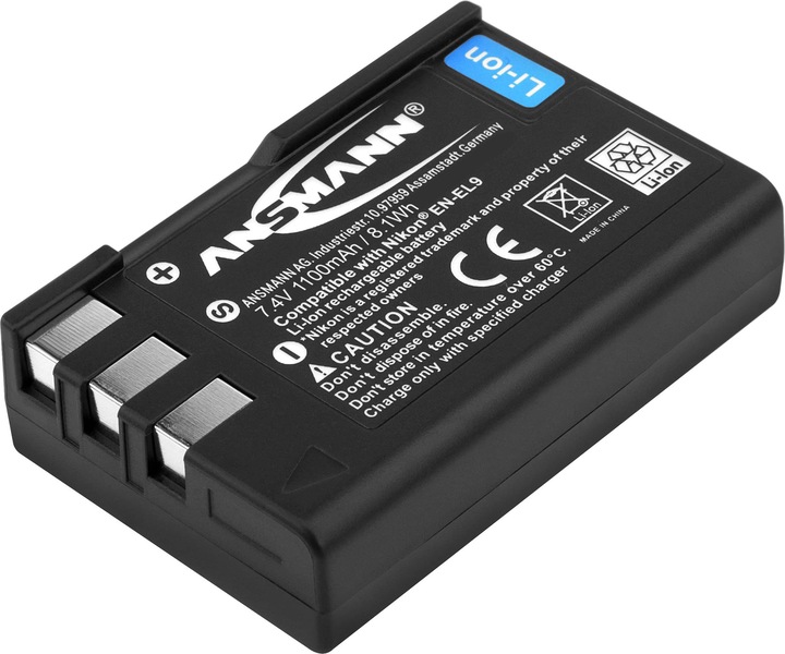 Actual product image Ansmann A-Nik EN EL 9 (Rechargeable battery)