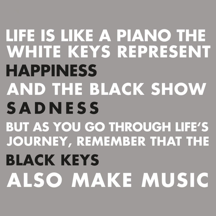 Immagine prodotto Trenddeko La vita è come un pianoforte... (100 x 80 cm)
