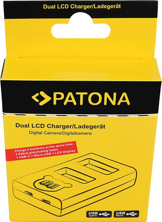 Produktbild Patona Dual LCD USB Ladegerät (Kamera Akku Ladegerät)