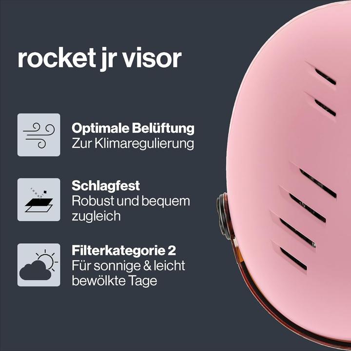 Actual product image Uvex rocket jr. Visor (51 - 55 cm, S)