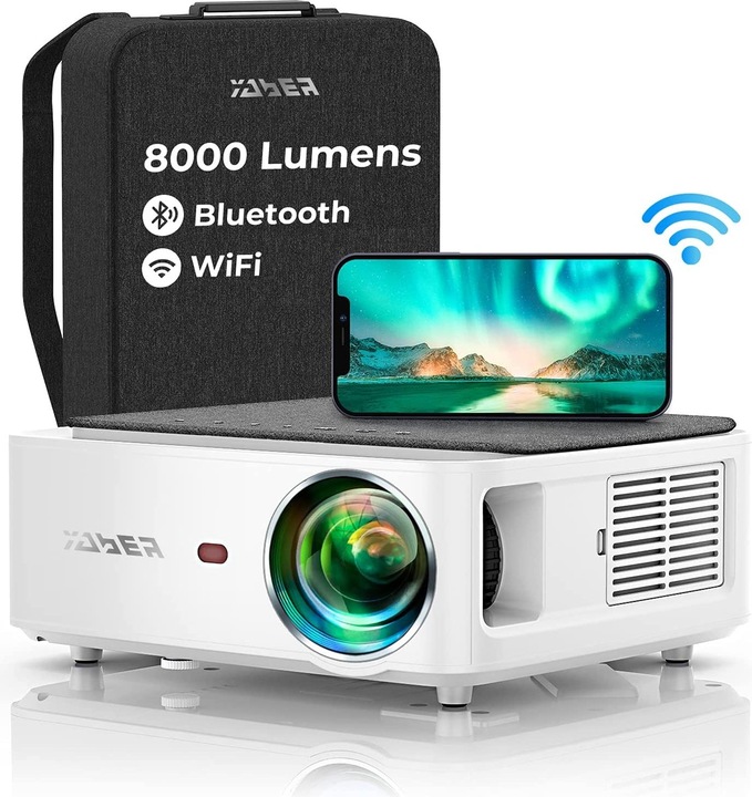 Actual product image Yaber V6 Home Cinema Projector (Full HD, 8500 lm, 1.5:1)