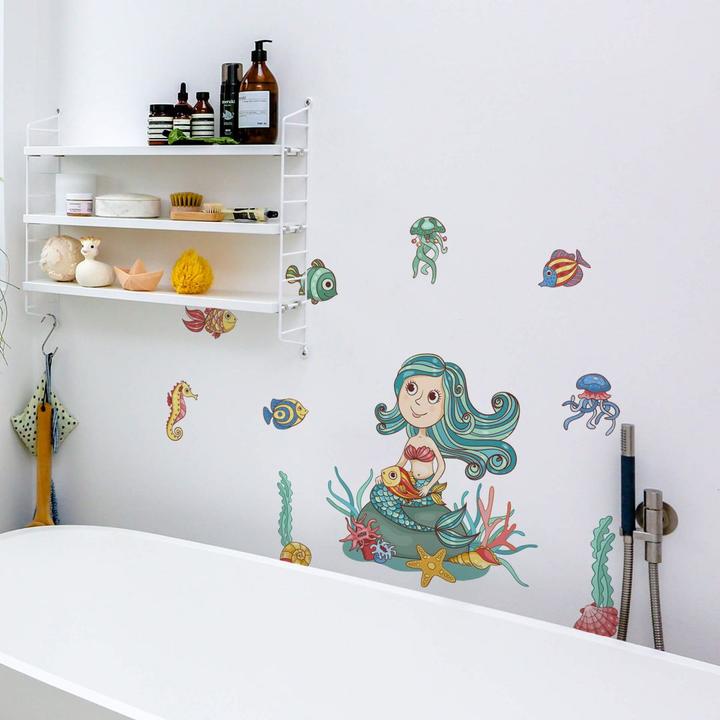 Actual product image Trenddeko Mermaid 02 (120 x 105 cm, 100 x 87 cm)