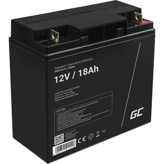 GreenCell, Versorgungsbatterie, AGM09 (12 V, 18 Ah)