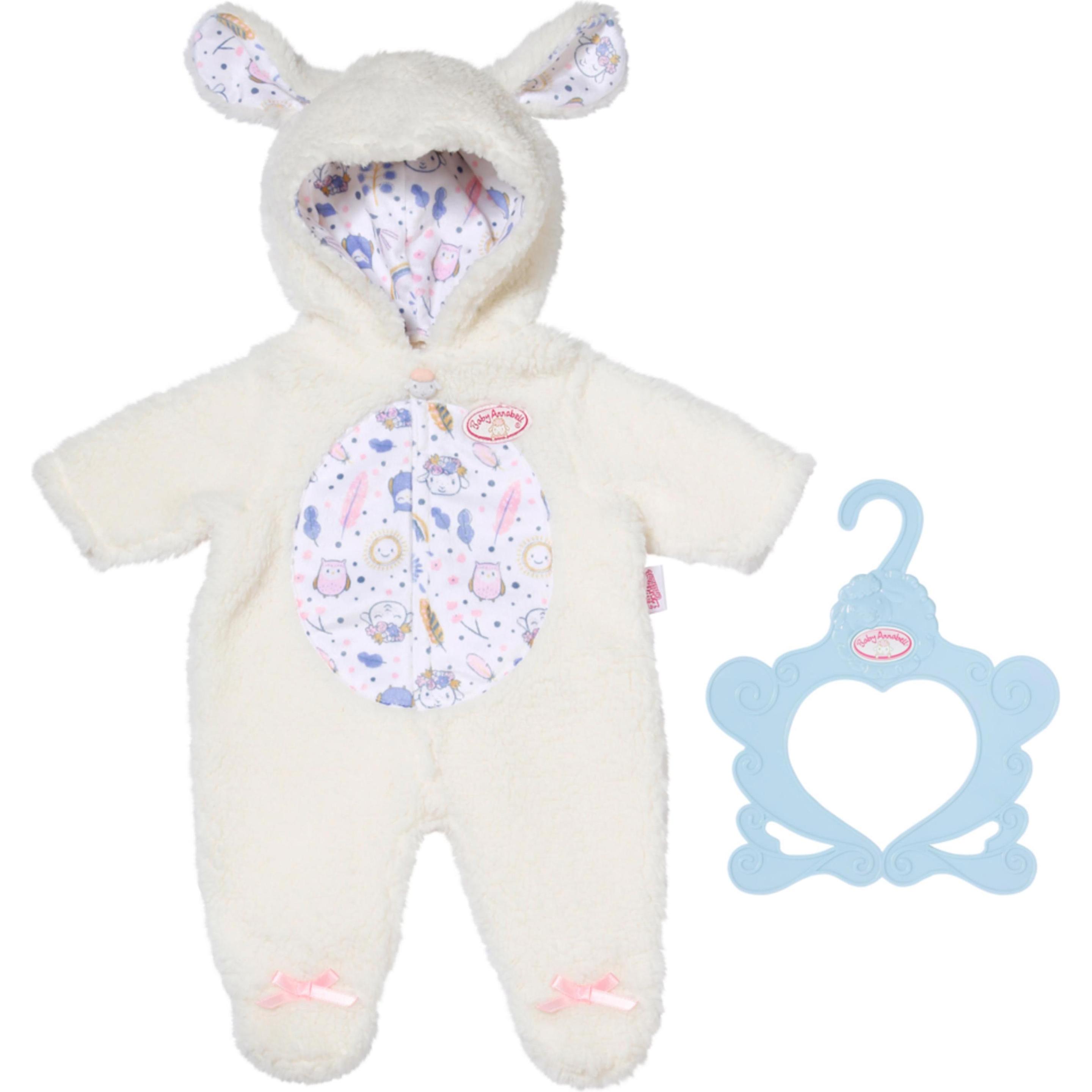 Baby Annabell Zapf 709825 Kuschelanzug Schaf 43cm