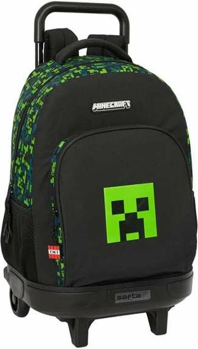 Actual product image Safta Minecraft TNT Rolling Backpack with Wheels, Compact, Detachable, for Kids, Comfortable and Versatile (22 l)