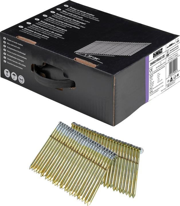 Produktbild DeWalt Streifennagel 34Gr. RingVZ 90mm 2200Stk