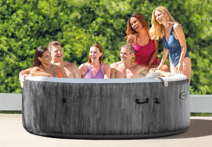 Actual product image Intex 6-Person Greywood Deluxe Round Bubble Spa Set (6 Persons)