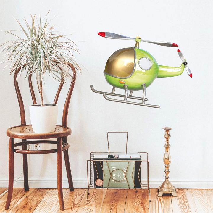 Image du produit Trenddeko Michel - Hélicoptère (100 x 68 cm)