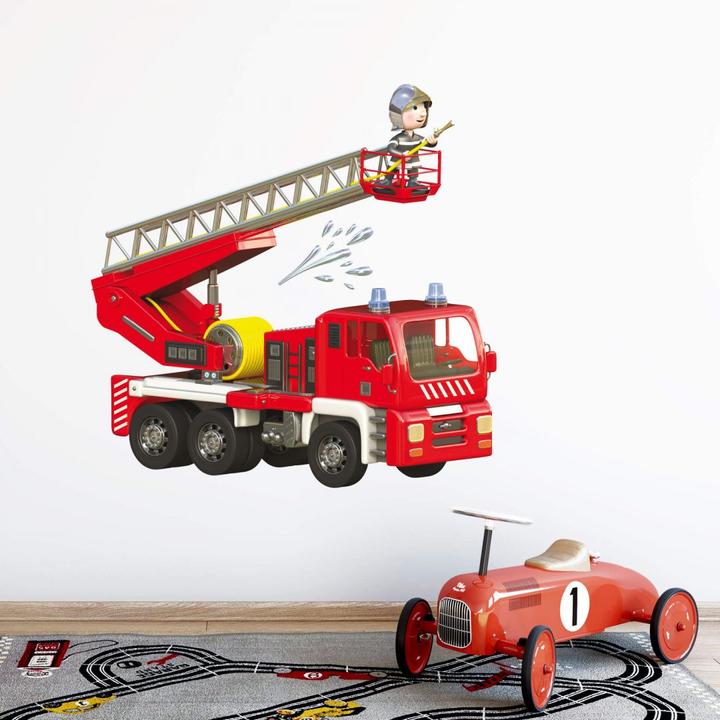 Immagine prodotto Trenddeko Michel - Piccolo pompiere in servizio (100 x 99 cm)