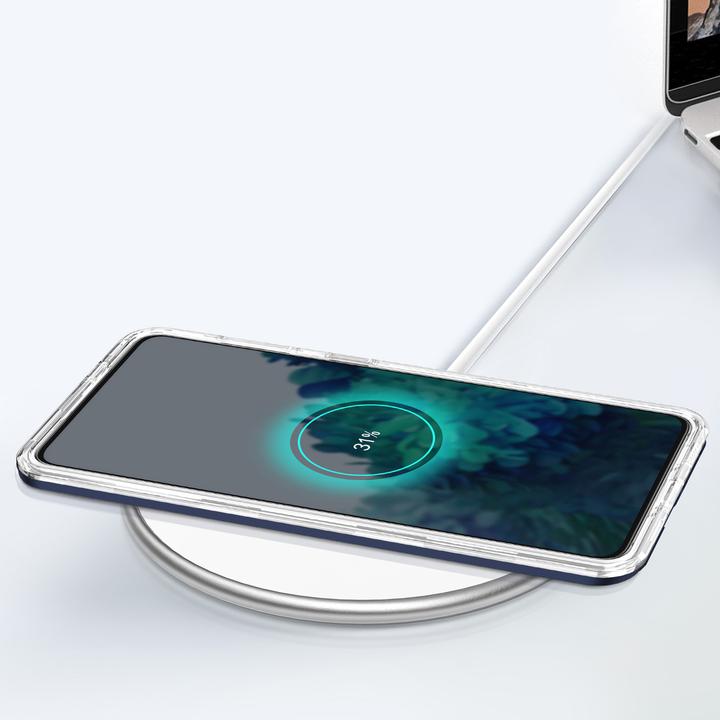 Produktbild Hurtel Klare 3in1 Hülle für Samsung Galaxy S23+ Silikonhülle mit Rahmen blau (Samsung Galaxy S23+)