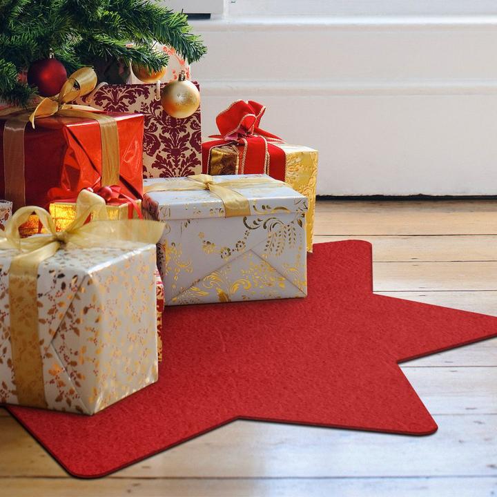 Actual product image Trenddeko Christmas tree blanket - star