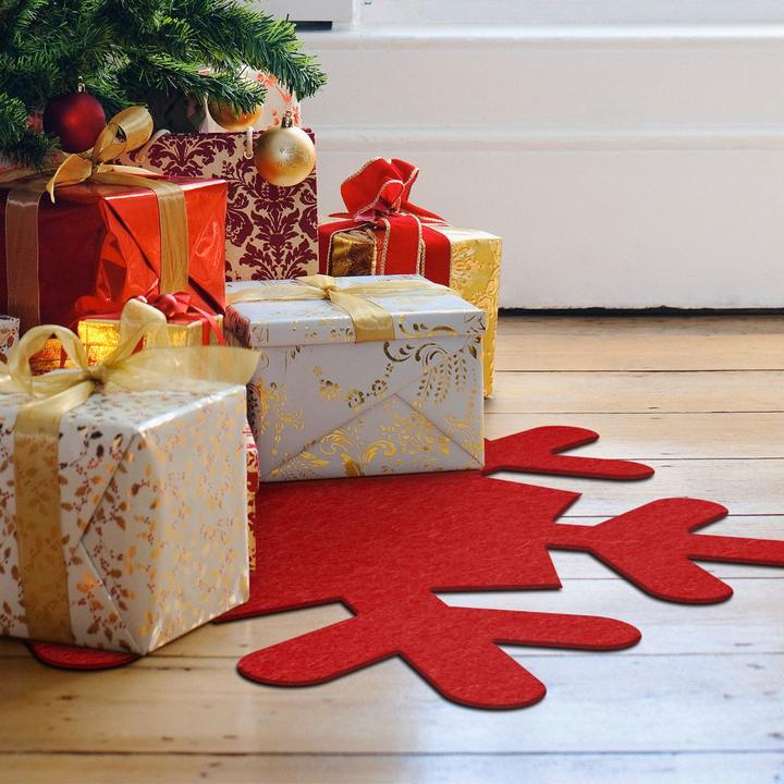 Image du produit Trenddeko Couverture pour arbre de Noël - Flocon de neige