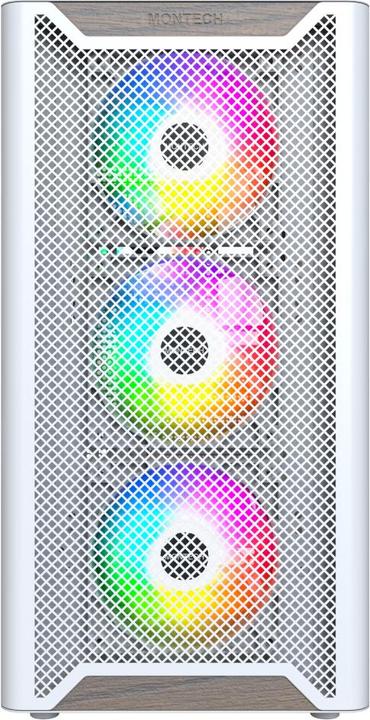 Actual product image Montech XR Wood White (wei?) (ATX, mATX, Mini-ITX)