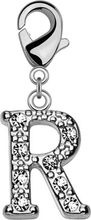Immagine prodotto Star Piercing Ciondolo con lettera R in cristallo (Ottone)