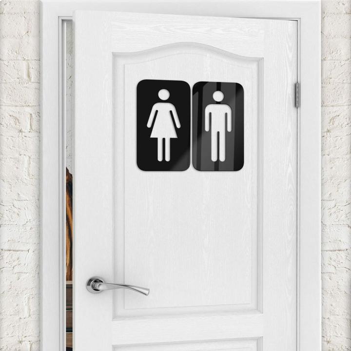 Produktbild Trenddeko Toilettenzeichen 01