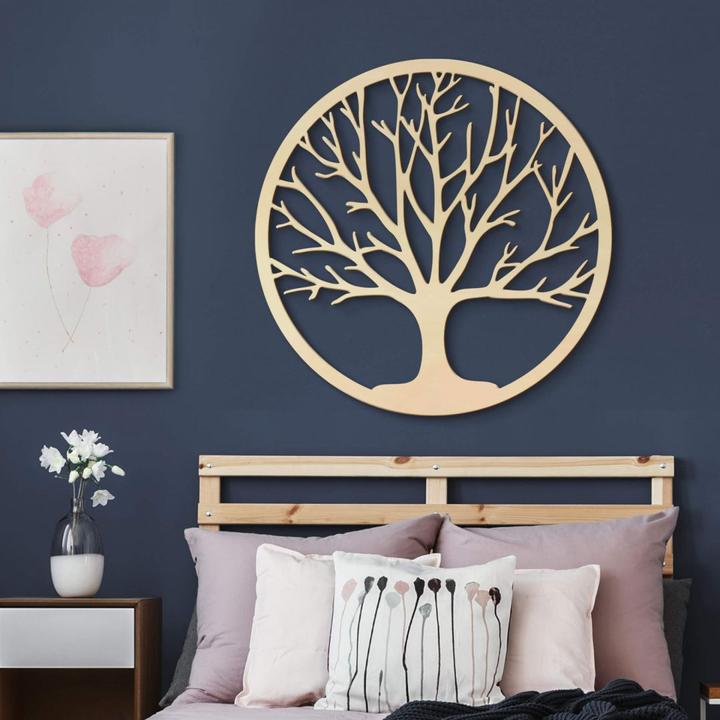 Image du produit Trenddeko Placage de peuplier - Arbre de vie (Ø 75 cm)