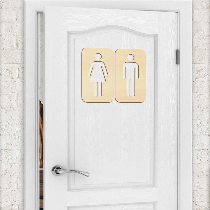 Produktbild Trenddeko Toilettenzeichen 01