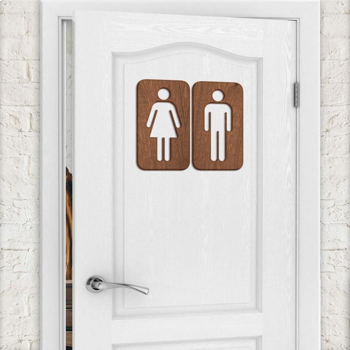 Produktbild Trenddeko Toilettenzeichen 01