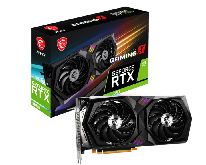 Produktbild MSI GeForce RTX 3060 Gaming X 12G (12 GB)