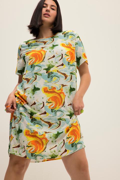 Produktbild Studio Untold Minikleid, Straight Fit, Color Print, Rundhals, Halbarm (46, 48)