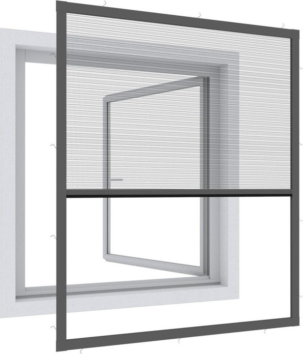Actual product image Windhager Hinged IS window Plissée (120 x 100 cm)