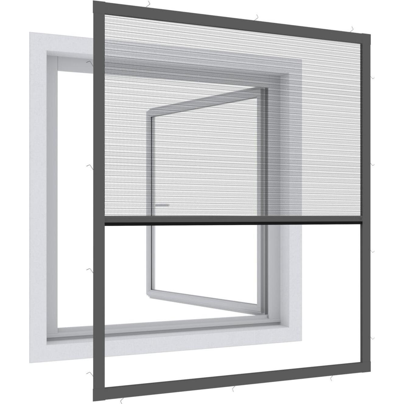 Windhager, Fliegengitter, Einhänge-IS-Fenster Plissée (120 x 100 cm)