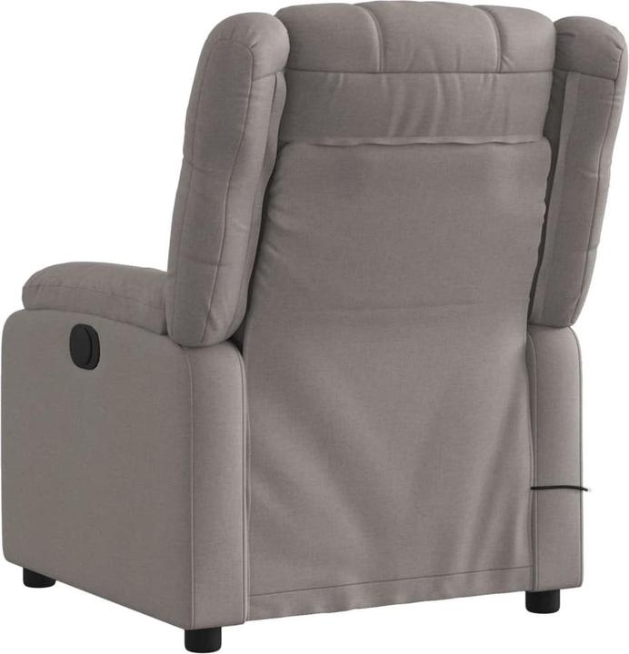 Produktbild VidaXL Massagesessel Fernsehsessel Relaxsessel Sessel Liegesessel Taupe Stoff