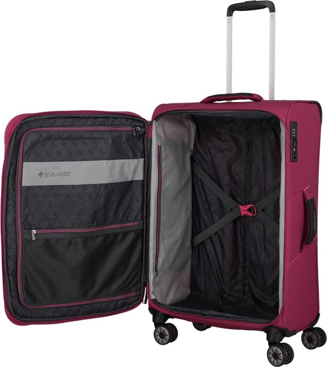 Image du produit Travelite Trolley + valise Skaii 4w Trolley M (67 l, M (50 - 90l))
