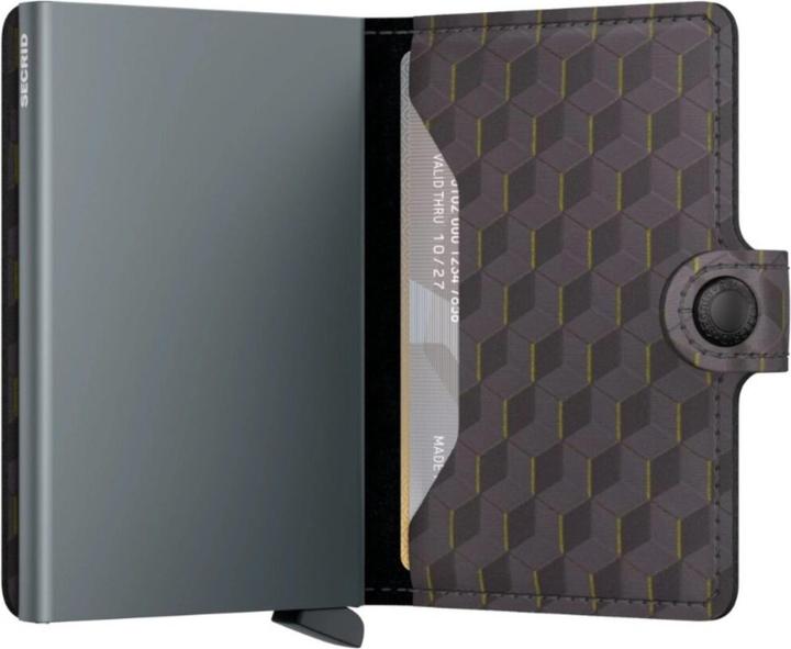 Actual product image Secrid Miniwallet Optical Grey Yellow