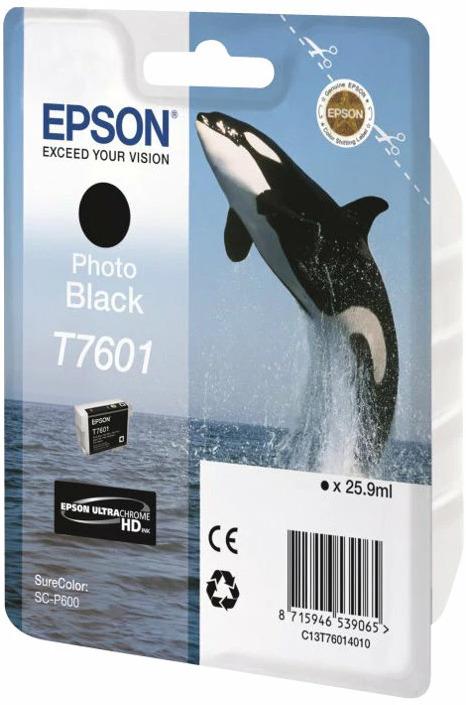 Immagine prodotto Epson T7601 Ultra Chrome HD (PBK)