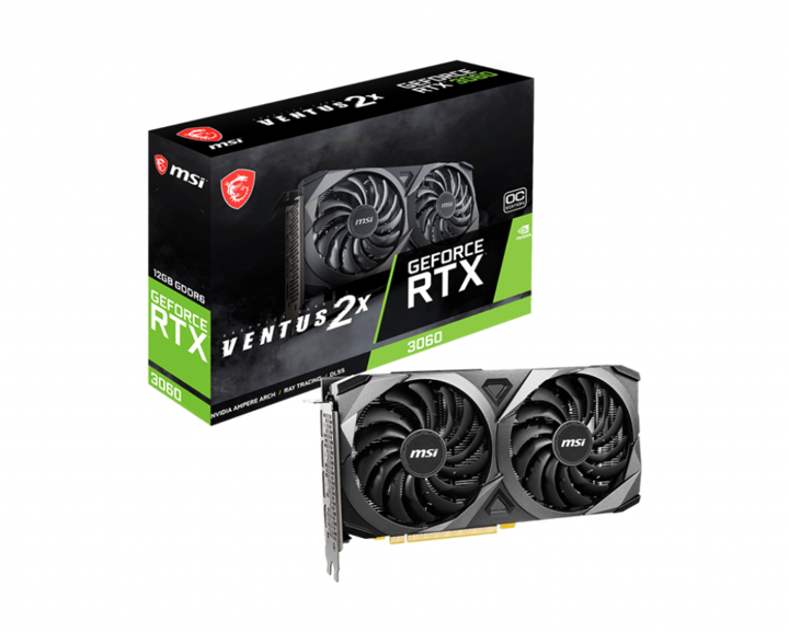 Image du produit MSI GeForce RTX 3060 Ventus 2X 12G OC (12 Go)