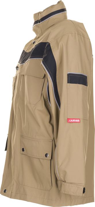 Image du produit Planam veste d'hiver mixte PLALINE sable, noir taille XL (XL)