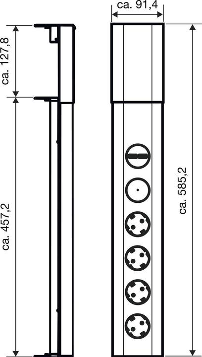 Actual product image Bachmann Casia (6 x, USB-A, 2 m)