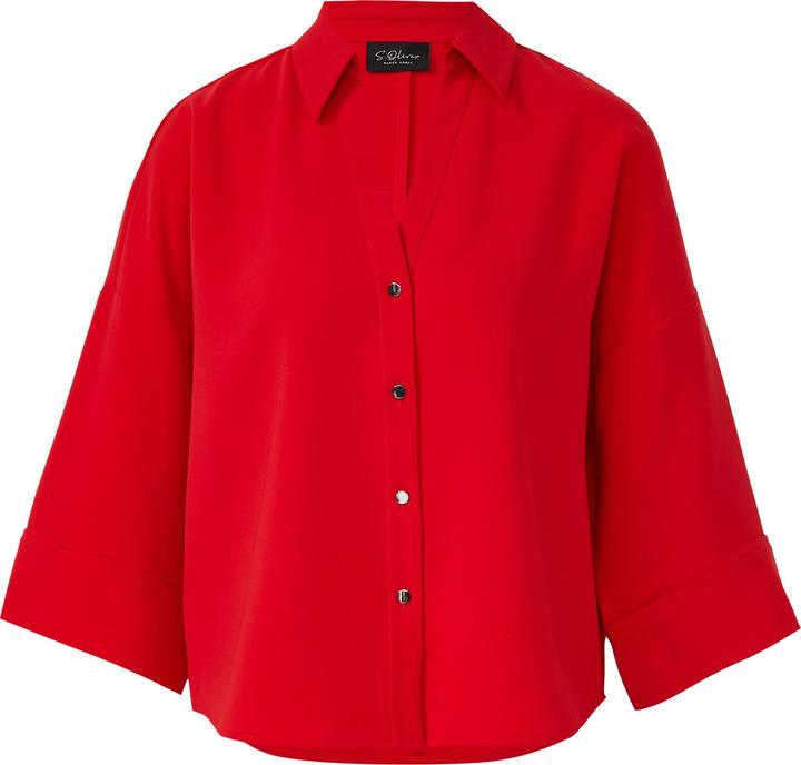Immagine prodotto s.Oliver Bluse Festliche Crêpe-Bluse mit 3/4-Ärmeln (46)