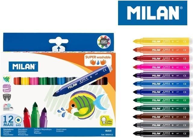 Produktbild Super waschbare Filzstifte für die Kleinen SUPER WASCHBAR, 12 Farben (12x)