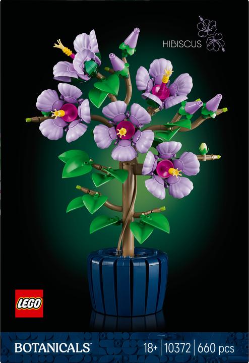 Actual product image LEGO Hibiscus (LEGO Botanical)