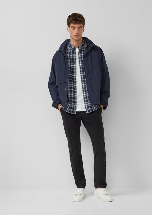 Immagine prodotto s.Oliver Hemd Regular Fit: Kariertes Baumwollhemd mit Button-Down-Kragen (L)