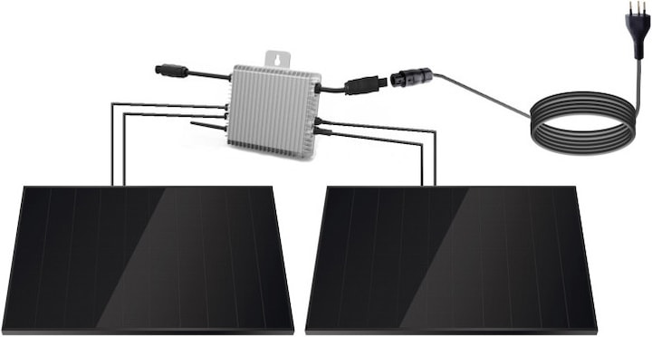 Immagine prodotto Autarking Set solare da balcone - angolare (880 W)