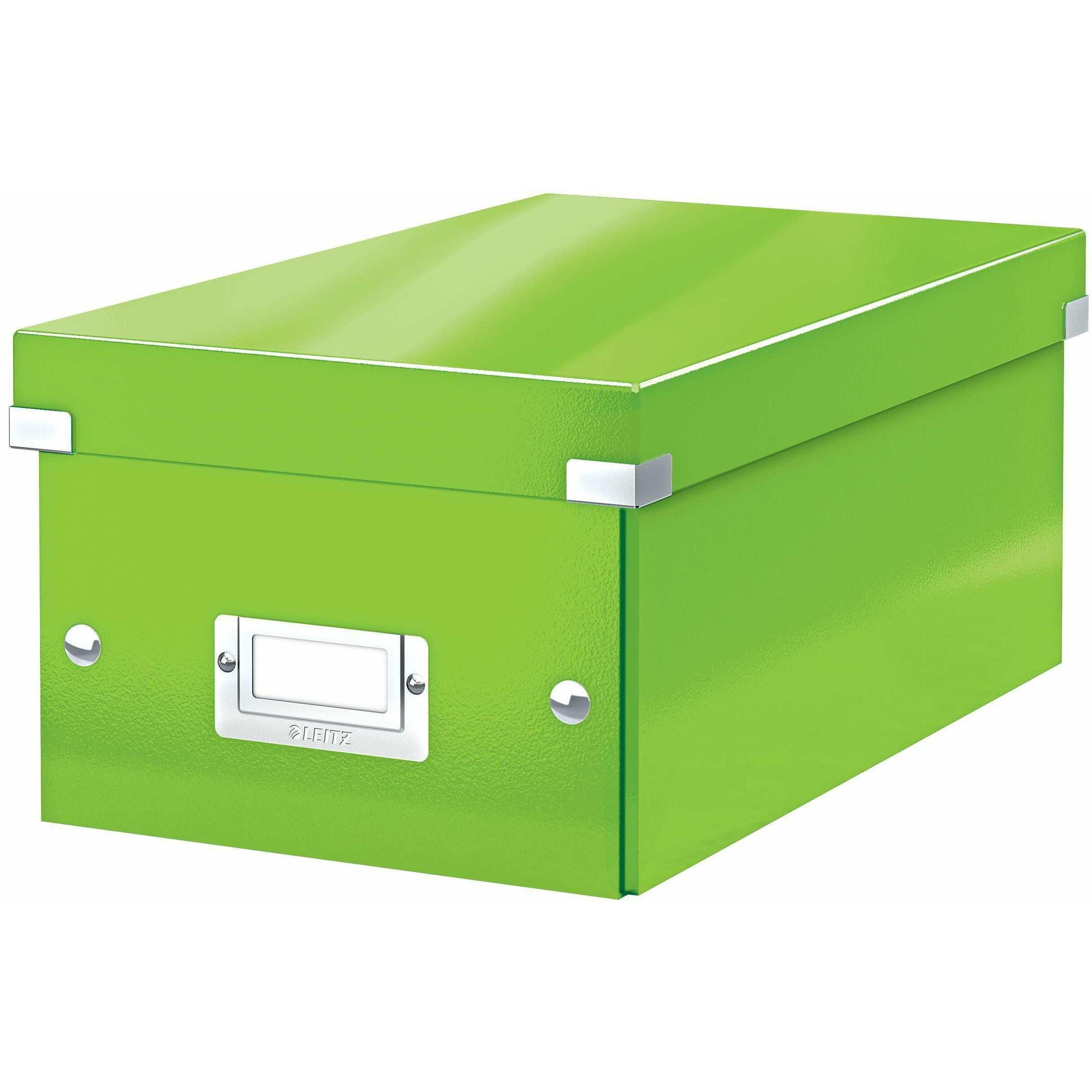 4x Leitz, Dokumentenablage, WOW Click & Store DVD Ablagebox (Spezial)