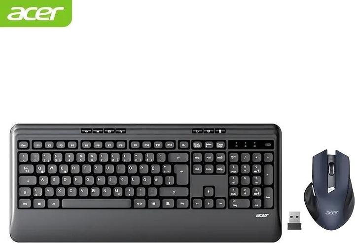 Acer Tastatur und Maus im Deutschen Layout (QWERTZ) (DE, Wireless)