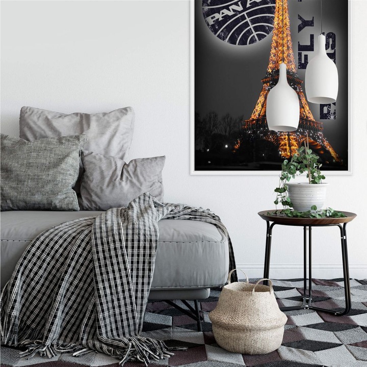 Immagine prodotto La Torre Eiffel di Parigi illuminata (100 x 150 cm)