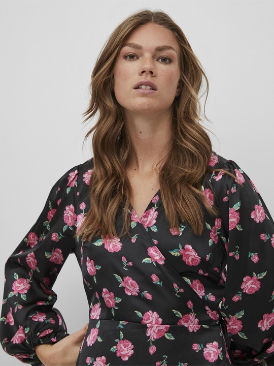Produktbild Vila Langärmeliges Wickelkleid (42)