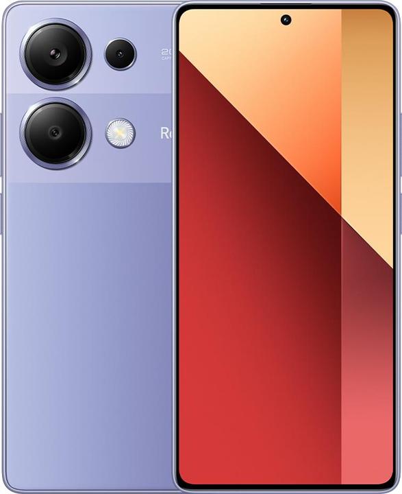 Produktbild Xiaomi Redmi Note 13 Pro (256 GB, Lavander Purple, 6.67", Hybrid Dual SIM, 200 Mpx, 4G)