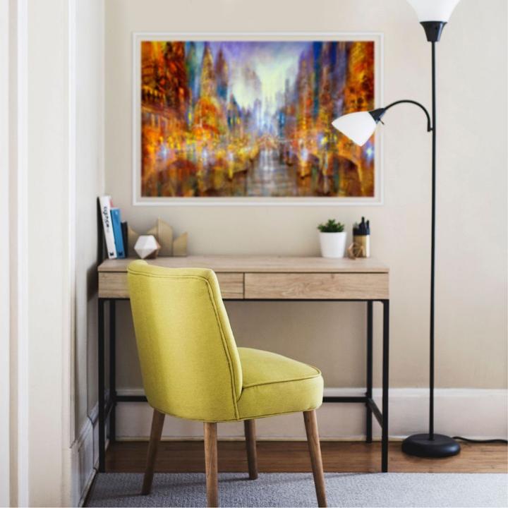 Immagine prodotto Trenddeko Schmucker - Città delle luci (60 x 40 cm)