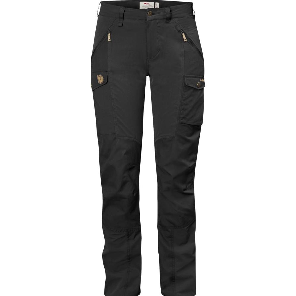 Fjällräven, Damen, Outdoorhose, Nikka Trousers Curved (46), Schwarz, 46